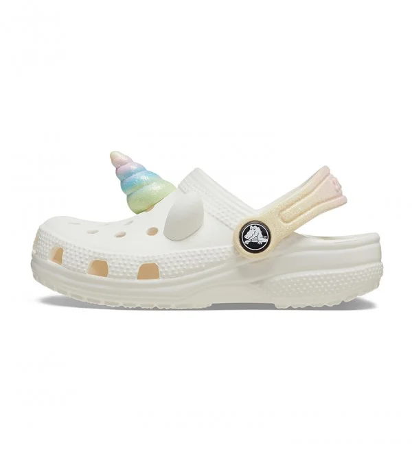 كروكس Crocs Toddlers Chalk Classic IAM Rainbow UnicornCgT